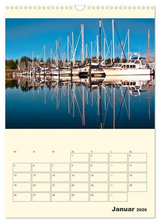 Produktbild: Segeln bis zum Horizont (Wandkalender 2026 DIN A3 hoch), CALVENDO Monatskalender