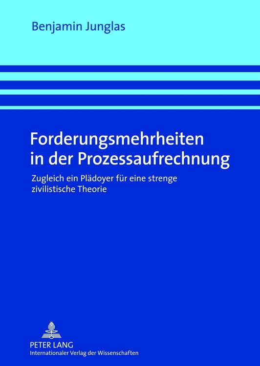 Produktbild: Forderungsmehrheiten in der Prozessaufrechnung