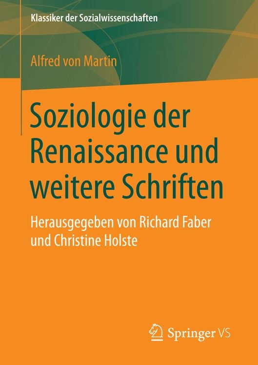 Produktbild: Soziologie der Renaissance und weitere Schriften