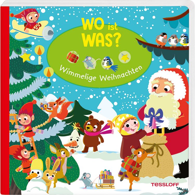 Produktbild: WO ist WAS? Wimmelige Weihnachten. Pappebuch f&uuml;r Kinder ab 2 Jahren