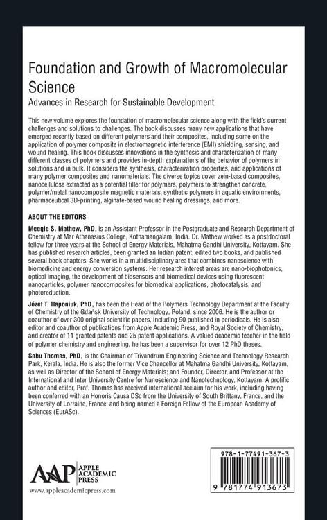 Produktbild: Foundation and Growth of Macromolecular Science