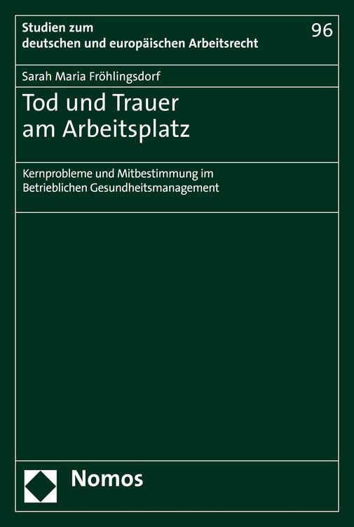 Produktbild: Tod und Trauer am Arbeitsplatz