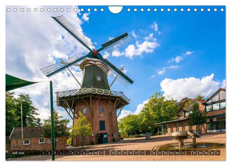Produktbild: Papenburg - Venedig des Nordens (Wandkalender 2026 DIN A4 quer), CALVENDO Monatskalender