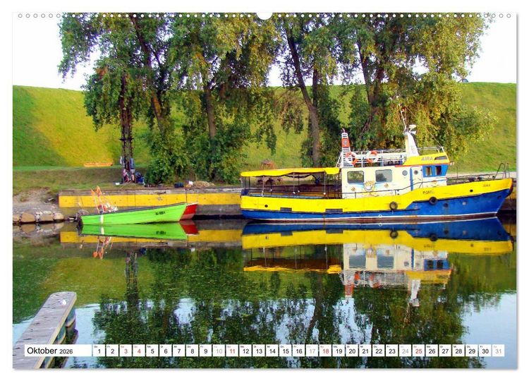 Produktbild: Memel - Klaipeda. Litauens Fenster zum Meer (hochwertiger Premium Wandkalender 2026 DIN A2 quer), Kunstdruck in Hochglanz