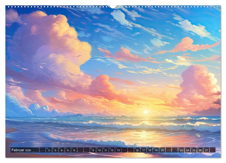 Produktbild: Inspirierende Str&auml;nde (hochwertiger Premium Wandkalender 2026 DIN A2 quer), Kunstdruck in Hochglanz