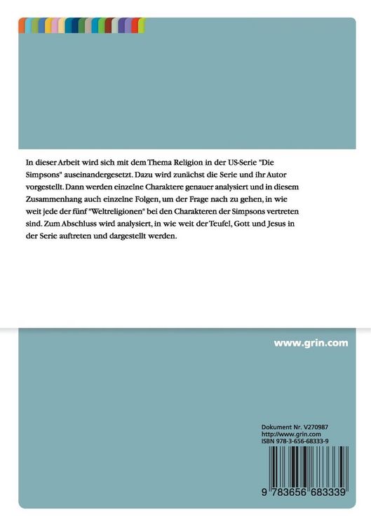 Produktbild: "Die Simpsons" und Religion
