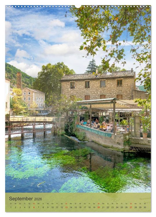 Produktbild: Sch&ouml;nste D&ouml;rfer - Provence-Alpes-C&ocirc;te d'Azur (Wandkalender 2026 DIN A2 hoch), CALVENDO Monatskalender