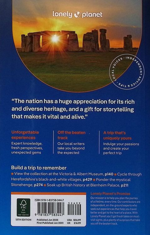 Produktbild: Lonely Planet England