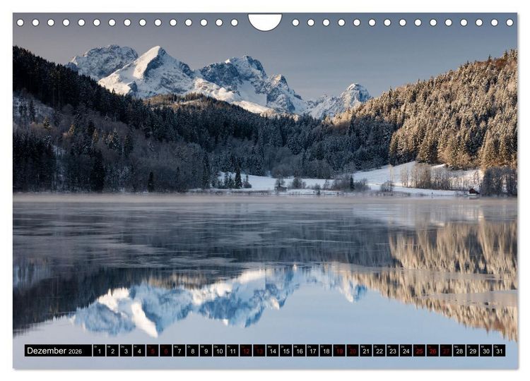 Produktbild: Seen im Werdenfelser Land (Wandkalender 2026 DIN A4 quer), CALVENDO Monatskalender