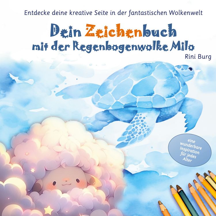 Produktbild: Dein Zeichenbuch mit der Regenbogenwolke Milo