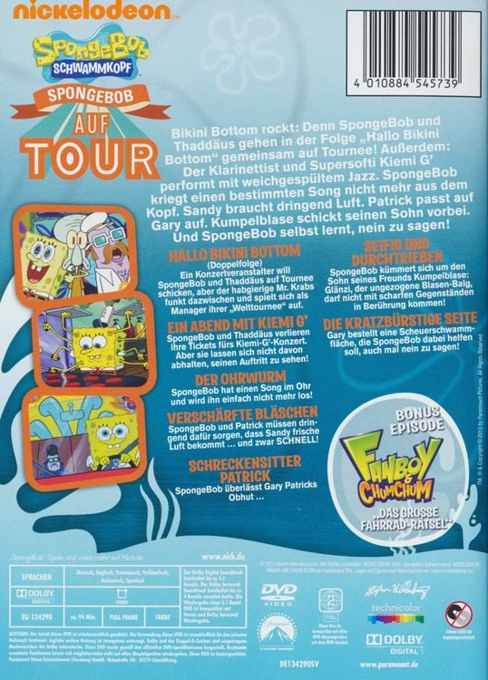 Produktbild: Spongebob Schwammkopf - Auf Tour