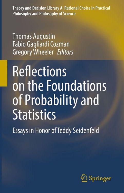 Produktbild: Reflections on the Foundations of Probability and Statistics