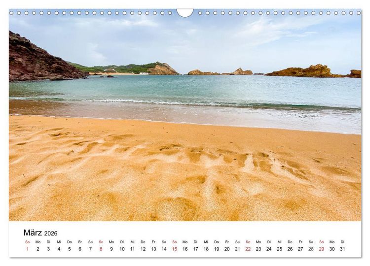 Produktbild: Wandern auf Menorca (Wandkalender 2026 DIN A3 quer), CALVENDO Monatskalender