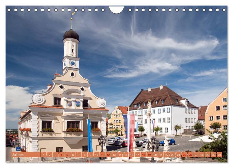 Produktbild: Friedberg. Die altbayerische Herzogstadt (Wandkalender 2026 DIN A4 quer), CALVENDO Monatskalender