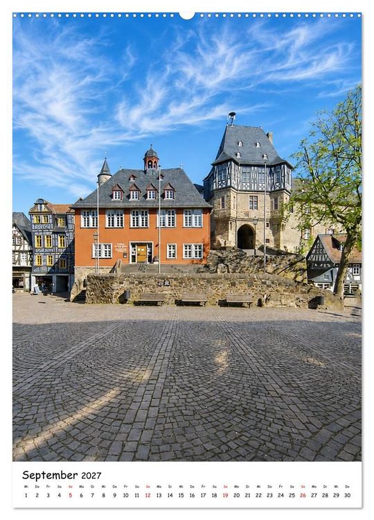 Produktbild: Idstein &ndash; eine Fachwerkidylle (Wandkalender 2027 DIN A2 hoch), CALVENDO Monatskalender