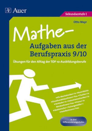 Produktbild: Mathe-Aufgaben aus der Berufspraxis, Klasse 9/10