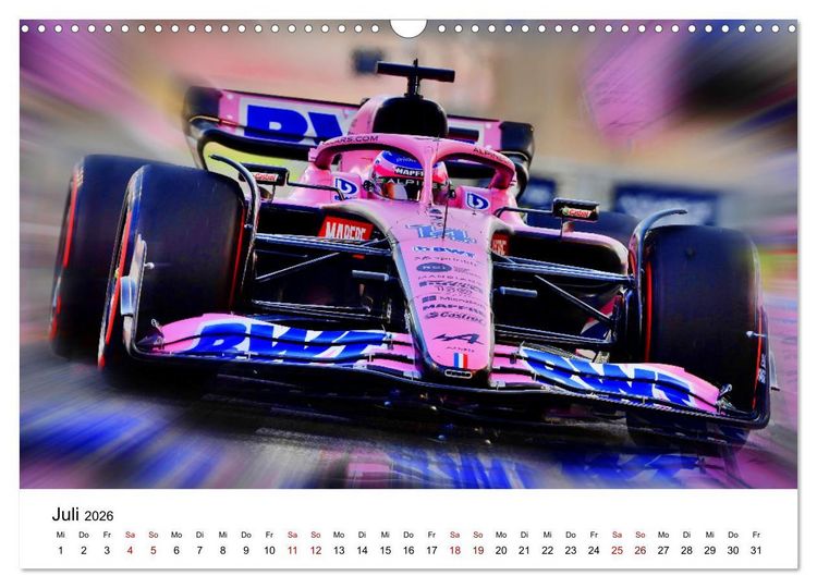 Produktbild: Adrenalin pur und Puls 200 (Wandkalender 2026 DIN A3 quer), CALVENDO Monatskalender