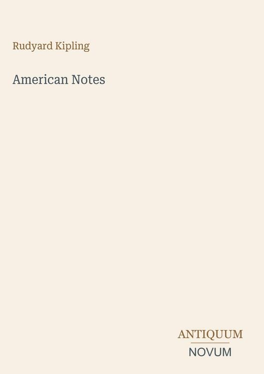 Produktbild: American Notes