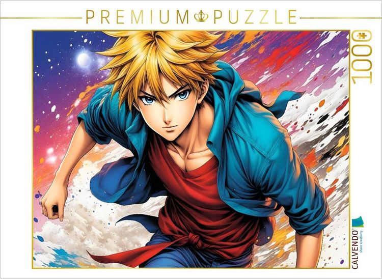 Produktbild: CALVENDO Puzzle Manga Superboy Sota Hoshino - Der Junge, der die Sterne h&ouml;rt | 1000 Teile Lege-Gr&ouml;&szlig;e 64x48cm Foto-Puzzle f&uuml;r gl&uuml;ckliche Stunden