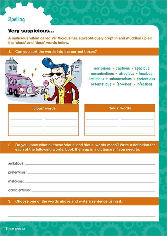 Produktbild: National Curriculum English Practice Book for Year 6