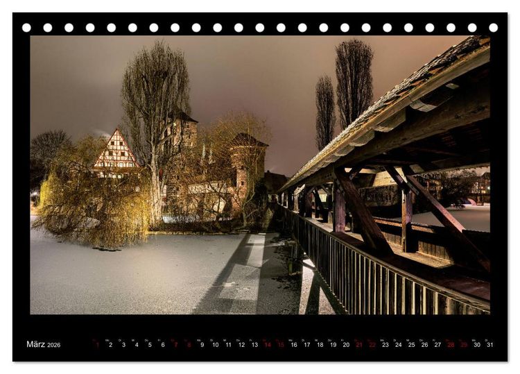 Produktbild: Historisches N&uuml;rnberg (Tischkalender 2026 DIN A5 quer), CALVENDO Monatskalender