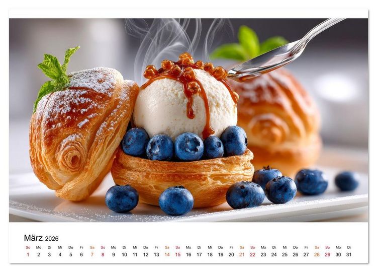 Produktbild: EIS dich gl&uuml;cklich (Wandkalender 2026 DIN A2 quer), CALVENDO Monatskalender