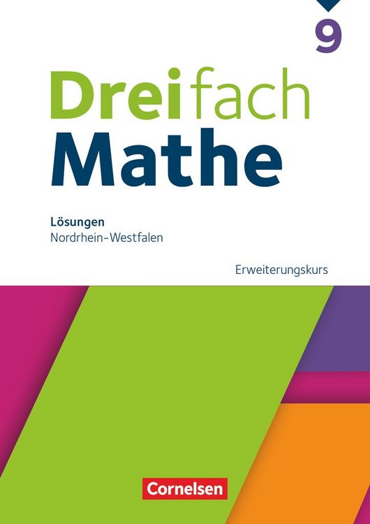 Produktbild: Dreifach Mathe - Nordrhein-Westfalen - Ausgabe 2022 - 9. Schuljahr