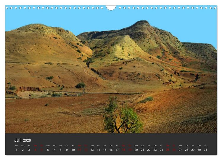 Produktbild: Marokko im Farbenrausch (Wandkalender 2026 DIN A3 quer), CALVENDO Monatskalender