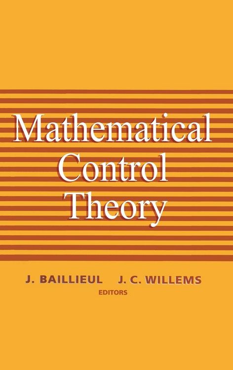 Produktbild: Mathematical Control Theory