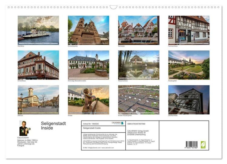 Produktbild: Seligenstadt Inside (Wandkalender 2026 DIN A2 quer), CALVENDO Monatskalender