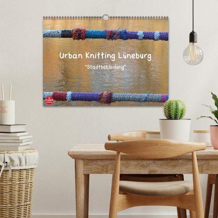Produktbild: Urban Knitting L&uuml;neburg (Wandkalender 2027 DIN A3 quer), CALVENDO Monatskalender
