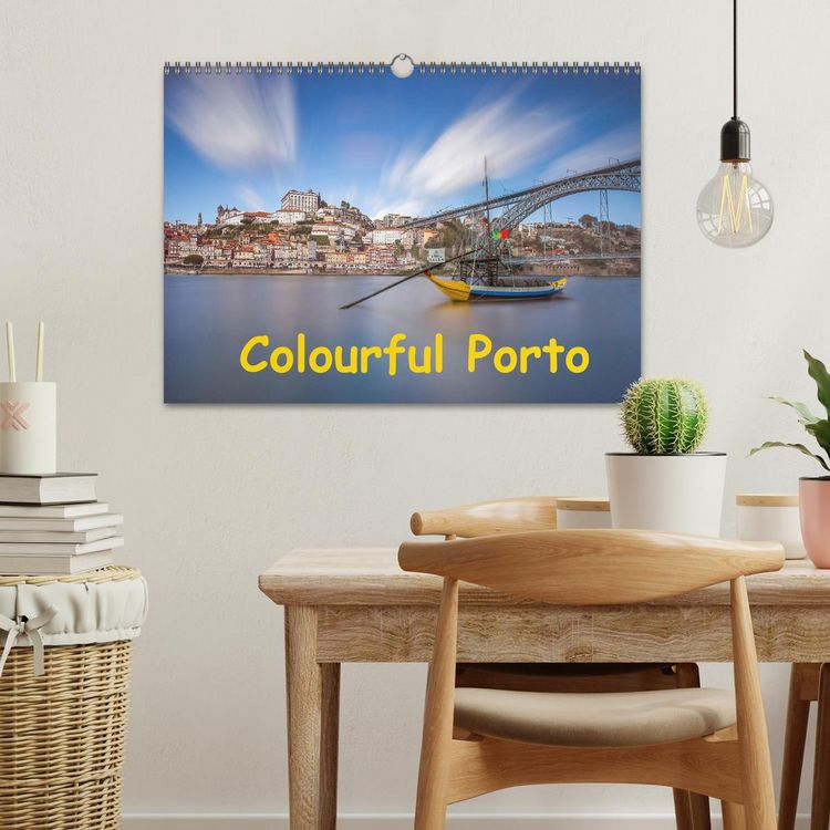 Produktbild: Colorful Porto (Wall Calendar 2026 DIN A3 landscape), CALVENDO 12 Month Wall Calendar