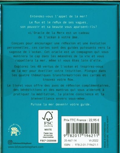 Produktbild: L'oracle de la mer : connectez-vous au pouvoir gu&eacute;risseur de l'eau