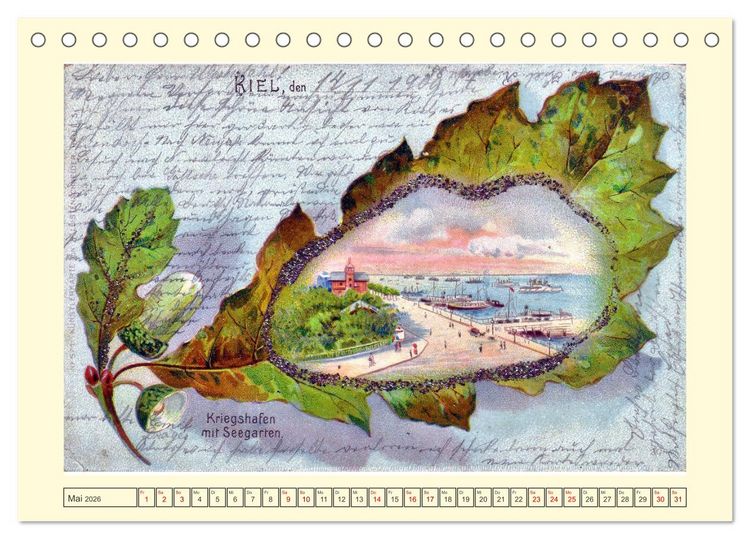 Produktbild: Gru&szlig; aus Kiel (Tischkalender 2026 DIN A5 quer), CALVENDO Monatskalender