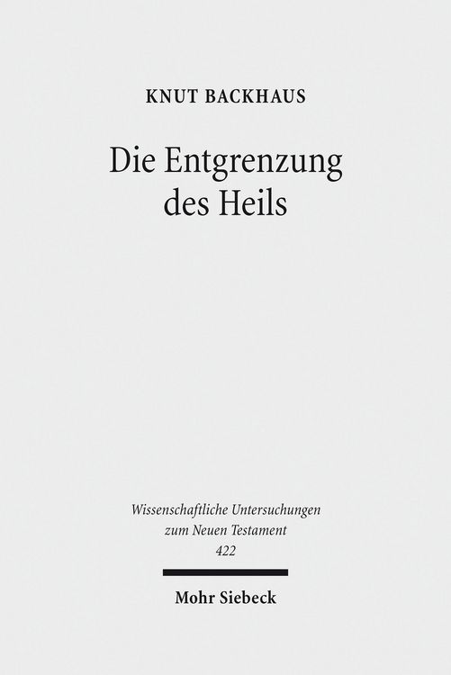 Produktbild: Die Entgrenzung des Heils