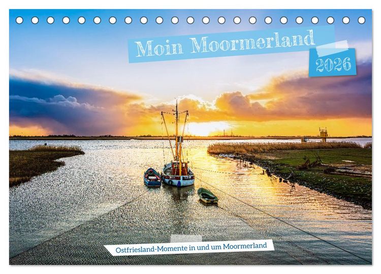 Produktbild: Moin Moormerland (Tischkalender 2026 DIN A5 quer), CALVENDO Monatskalender