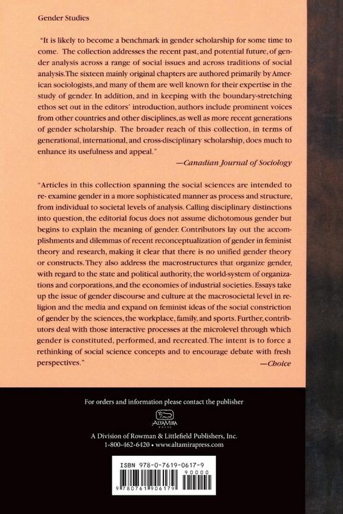 Produktbild: Revisioning Gender