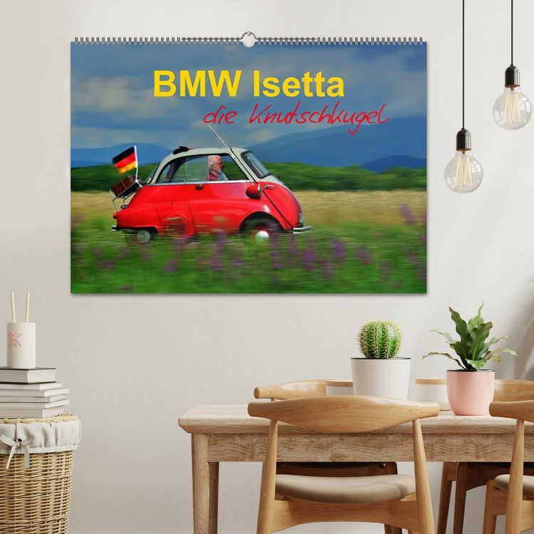 Produktbild: BMW Isetta - Die Knutschkugel (Wandkalender 2026 DIN A2 quer), CALVENDO Monatskalender