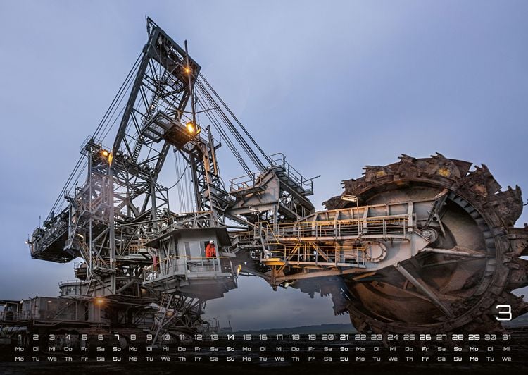 Produktbild: Baumaschinen - gigantische Bauhelfer - 2027 - Kalender DIN A2
