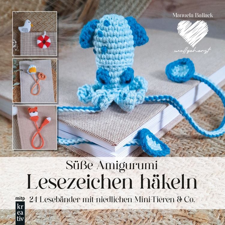Bild vom Artikel Amigurumi-Lesezeichen häkeln vom Autor Manuela Ballack