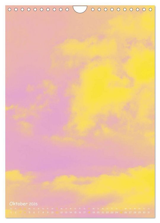 Produktbild: Aquarelle am Himmel (Wandkalender 2026 DIN A4 hoch), CALVENDO Monatskalender
