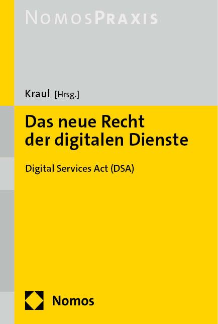 Produktbild: Das neue Recht der digitalen Dienste