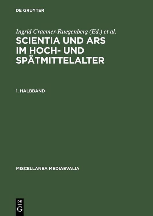 Produktbild: Scientia und ars im Hoch- und Sp&auml;tmittelalter