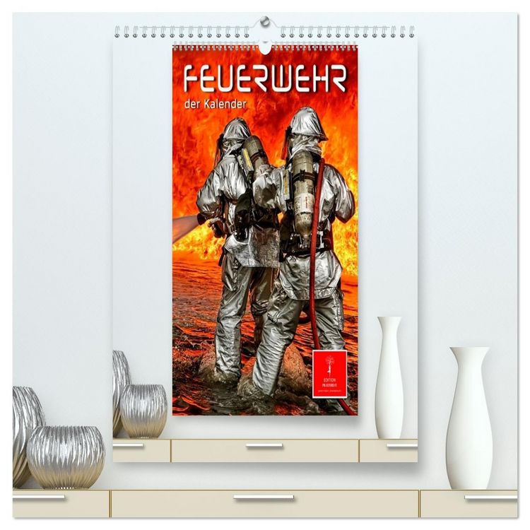 Produktbild: Feuerwehr - der Kalender (hochwertiger Premium Wandkalender 2026 DIN A2 hoch), Kunstdruck in Hochglanz