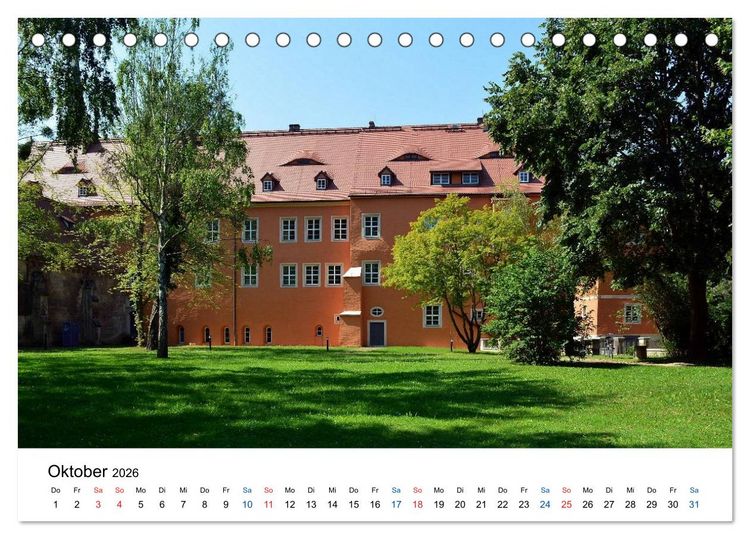 Produktbild: KLOSTER PFORTA (Tischkalender 2026 DIN A5 quer), CALVENDO Monatskalender