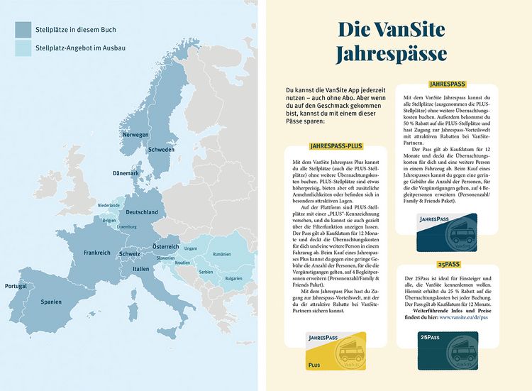 Produktbild: VanSite Stellplatzf&uuml;hrer 2025