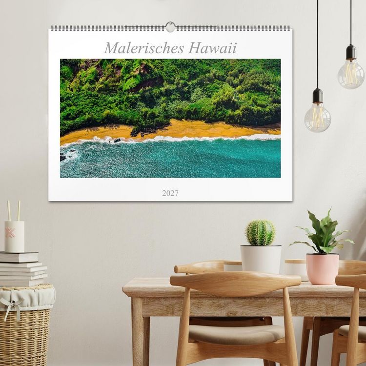 Produktbild: Malerisches Hawaii (Wandkalender 2027 DIN A2 quer), CALVENDO Monatskalender