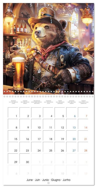 Produktbild: Animal La Belle Epoque (Wall Calendar 2026 12 &times; 12 Inch) CALVENDO 12 Month Wall Calendar