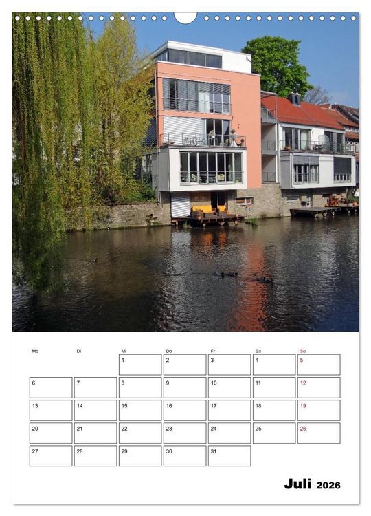 Produktbild: Mein Erfurt (Wandkalender 2026 DIN A3 hoch), CALVENDO Monatskalender