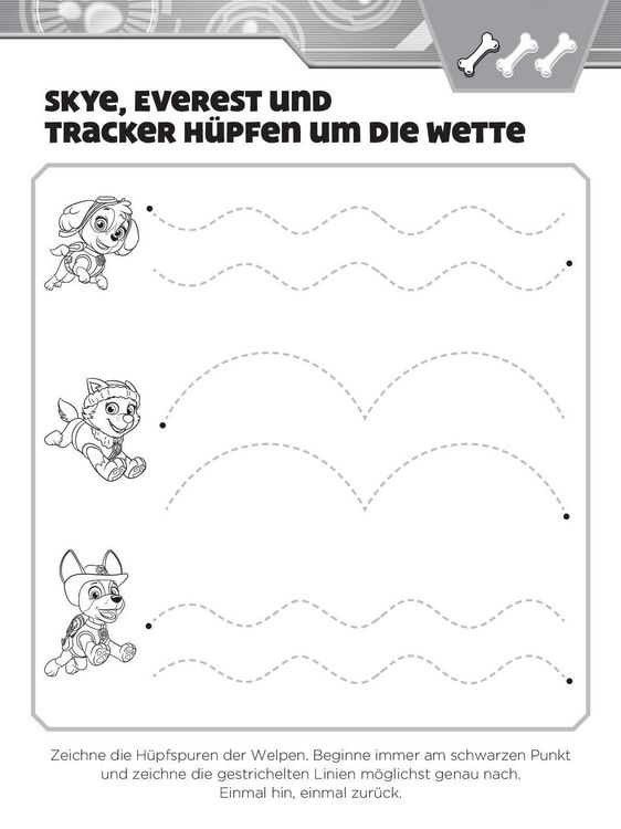 Produktbild: PAW Patrol Vorschulbuch Schwung&uuml;bungen